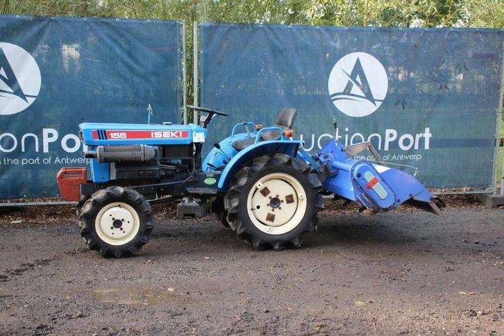 Veiling: Minitractor Iseki 155 Diesel 14.6pk met grondfrees, Articles professionnels, Agriculture | Tracteurs, Enlèvement
