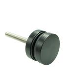 Glasadapter rond - 50 mm - Zwart, Doe-het-zelf en Bouw, Glas en Ramen, Verzenden, Nieuw
