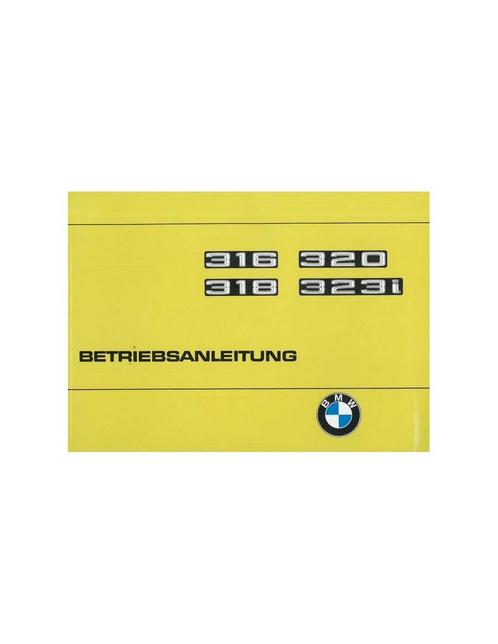 1978 BMW 3 SERIE INSTRUCTIEBOEKJE DUITS, Autos : Divers, Modes d'emploi & Notices d'utilisation