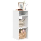 vidaXL Boekenkast 34x31x80 cm bewerkt hout wit, Verzenden, Nieuw