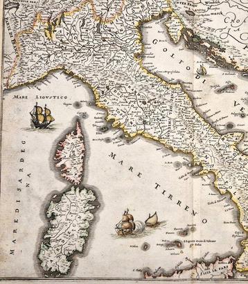 Italië - Italië; Matthäus Merian - 1638 Merian Nova Italiae beschikbaar voor biedingen