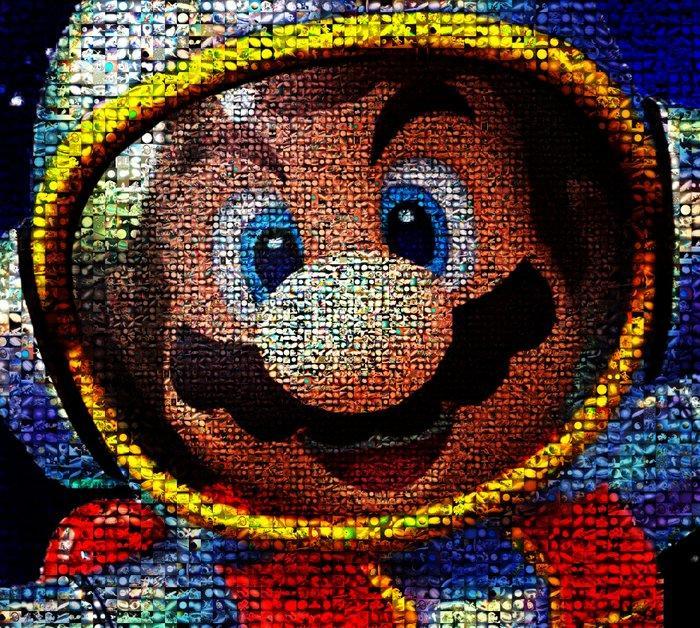 David Law (1967) - Crypto Mario Space II, Antiek en Kunst, Kunst | Designobjecten