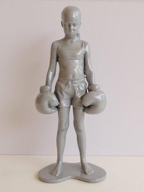 Schoony (1974) - Boxing girl, Antiquités & Art, Art | Peinture | Moderne