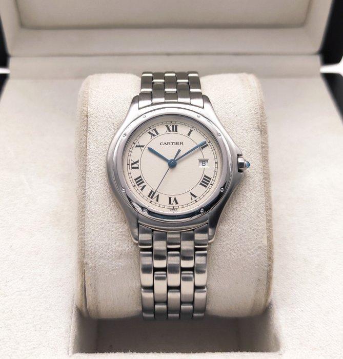 Cartier - Cougar Figaro Panthere - W35002F5 (987904) -, Handtassen en Accessoires, Horloges | Heren