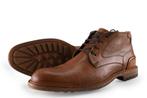 Floris van Bommel Veterschoenen in maat 40 Bruin | 5%, Kleding | Heren, Schoenen, Bruin, Verzenden, Floris van Bommel, Zo goed als nieuw