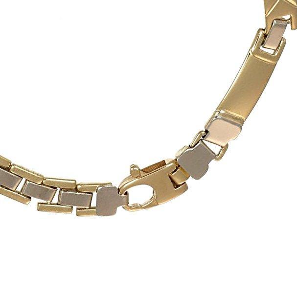 Armband - 18 karaat Geel goud, Witgoud, Handtassen en Accessoires, Armbanden
