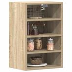 vidaXL Hangkast Riga 40x29,5x60 cm bewerkt hout sonoma, Huis en Inrichting, Verzenden, Nieuw