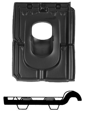 Kunststof dakpan Tuile du Nord 4-pans, Doe-het-zelf en Bouw, Ventilatie en Afzuiging, Nieuw, Verzenden