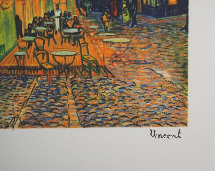 Vincent Van Gogh (1853-1890) - Arles, Terrasse du café le, Antiek en Kunst, Antiek | Overige Antiek