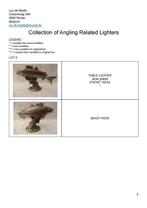 Zippo, Ronson - Collection of Angling Related Lighters -