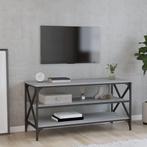 vidaXL Meuble TV Sonoma gris 100x40x50 cm Bois, Maison & Meubles, Neuf, Verzenden