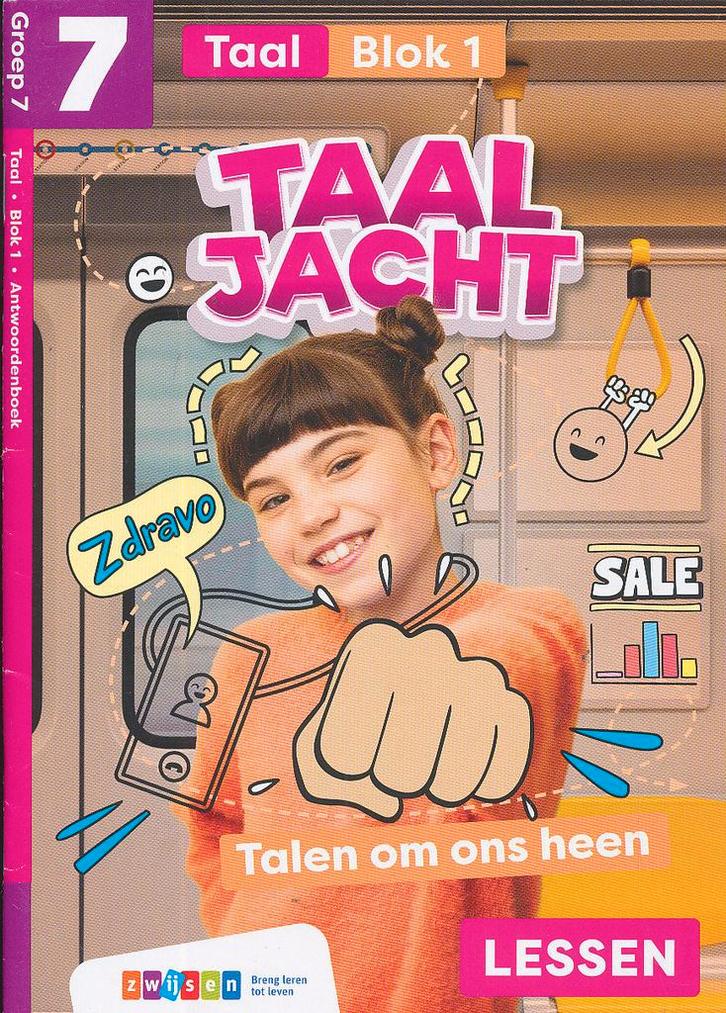 Taaljacht Antwoordenboek Taal blok 1 groep 7, Boeken, Schoolboeken, Verzenden