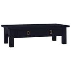 vidaXL Table basse Café noir clair 100x50x30 cm Bois, Maison & Meubles, Verzenden, Neuf