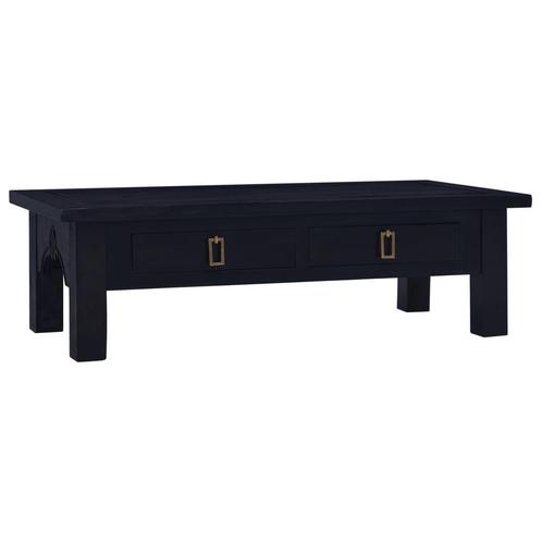 vidaXL Table basse Café noir clair 100x50x30 cm Bois, Maison & Meubles, Tables | Tables de salon, Neuf, Envoi