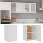 vidaXL Hangkast Lyon 39,5x31x60 cm bewerkt hout wit, Huis en Inrichting, Verzenden, Nieuw