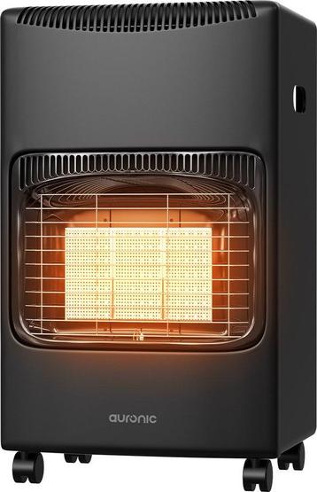 Tweedekans | Auronic Mobiele Gaskachel - met Wieltjes - tot beschikbaar voor biedingen