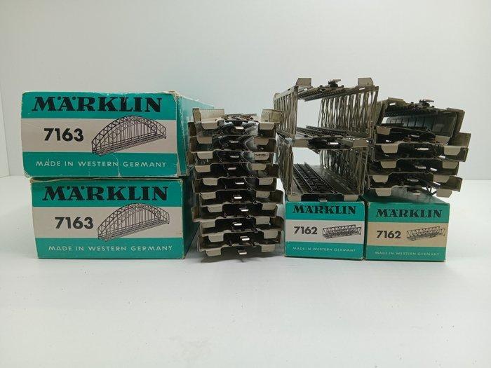 Märklin H0 - Ponts (24) - Ponts métalliques pour voies M, Hobby & Loisirs créatifs, Trains miniatures | HO