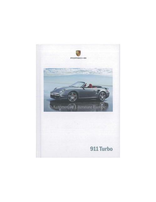 2009 PORSCHE 911 TURBO HARDCOVER BROCHURE NEDERLANDS, Boeken, Auto's | Folders en Tijdschriften, Ophalen of Verzenden