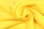 10 meter fleece stof - Geel - 100% polyester, Hobby en Vrije tijd, 200 cm of meer, Nieuw, Polyester, 120 cm of meer
