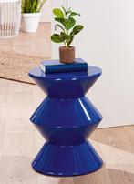 Blauw design bijzettafeltje – modern & gedurfd, Ophalen of Verzenden, Nieuw