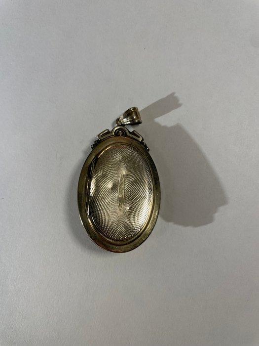 Medaille hanger - 14 karaat Geel goud, Handtassen en Accessoires, Antieke sieraden