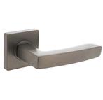 Intersteel deurklink Minos op vierkant rozet antraciet grijs, Nieuw, Overige materialen, Klink of Kruk