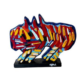 Karel Appel (1921-2006) - Sculpture, Cat - 24.5 cm -