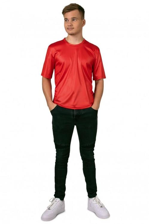 T-Shirt Neon Rood, Kleding | Heren, Carnavalskleding en Feestkleding, Nieuw, Verzenden