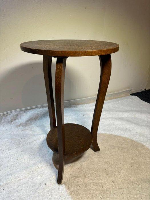 Bijzettafel - Bijzettafel met Lager Onderblad - Hout, Antiek en Kunst, Curiosa en Brocante