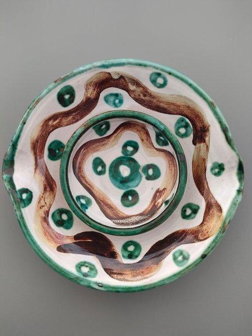 Robert Picault - Plateau (3) - céramique émaillée, Antiek en Kunst, Antiek | Glaswerk en Kristal