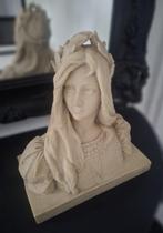 sculptuur, Buste jonge dame - 29 cm - Marmer, Antiek en Kunst