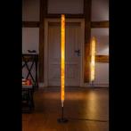 Staande lamp - Hout - Vloerlamp van houtfineer, Antiek en Kunst