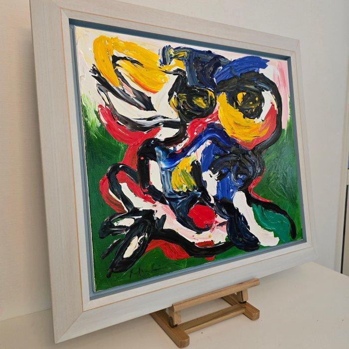 Rob Van Trier (1957-) - Abstract composition, Antiek en Kunst, Kunst | Schilderijen | Modern