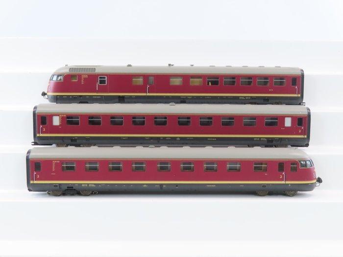 Märklin H0 - 39080 - Treinstel (1) - 3-delige set VT 08.5,, Hobby en Vrije tijd, Modeltreinen | H0
