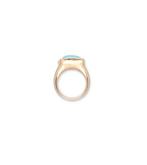 Chantecler - Ring - 18 karaat Roségoud Turquoise, Handtassen en Accessoires, Nieuw
