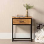 Nachtkastje Mangohout Owen 50x60 cm, Huis en Inrichting, Verzenden, Nieuw