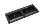 Sanifun Allibert wastafel Slide 1202 x 462 x 20 mm zwart, Ophalen of Verzenden, Nieuw, Wastafel