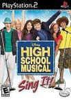 Disney High School Musical Sing It (ps2 used game)
