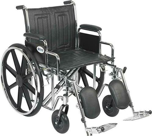XL Rolstoel Met Comfort Beensteunen (Nieuw), Diversen, Rolstoelen, Handbewogen rolstoel, Nieuw, Inklapbaar, Ophalen of Verzenden