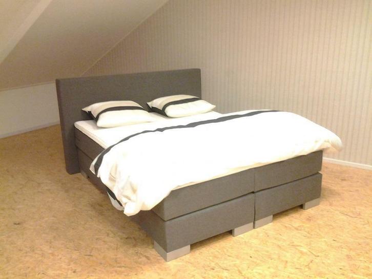 Complete Boxspring Angel 180 x 210 Chicago Grey €658,90, Huis en Inrichting, Slaapkamer | Boxsprings