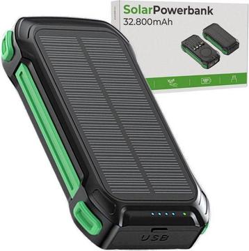 2dekans | iSetchi Solar Powerbank 32800 mAh - Externe beschikbaar voor biedingen