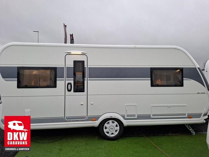 HOBBY 540 UL De Luxe, Caravans en Kamperen, Caravans, 1000 - 1250 kg, Gascomfoor, Hordeur, Kachel, Koelkast, Ringverwarming, Serviceluik