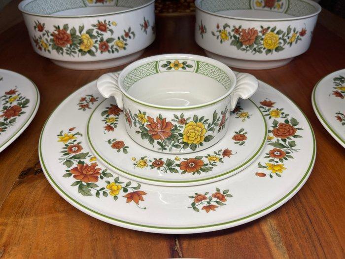 Villeroy & Boch - Eetservies voor 6 - Porselein - Summerday, Antiek en Kunst, Antiek | Meubels | Tafels