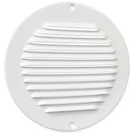 Aluminium rond schoepenrooster opbouw - 200mm WIT (1-R200W), Verzenden, Nieuw