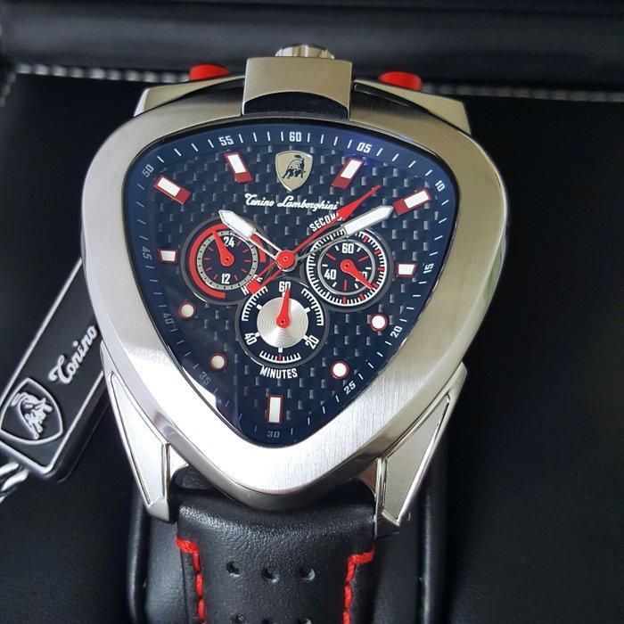 Lamborghini - SPYDER - Chronograph - Bullhead - Tough Steel, Handtassen en Accessoires, Horloges | Heren