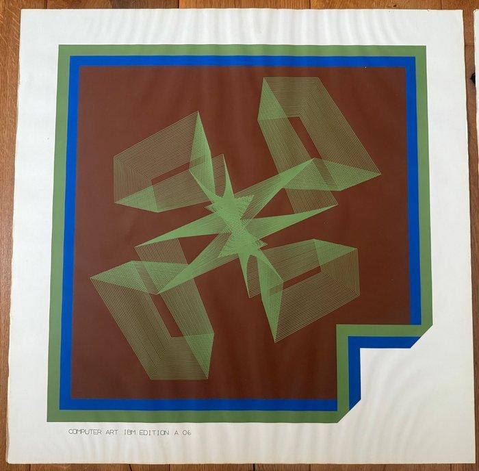 Hans Köhler (XX) - Computer Art IBM Edition, digital print, Antiek en Kunst, Antiek | Overige Antiek