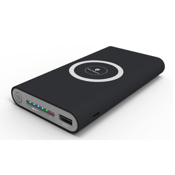 Draadloze Qi Powerbank Oplader 10.000mAh Noodaccu Batterij, Telecommunicatie, Powerbanks, Nieuw, Verzenden