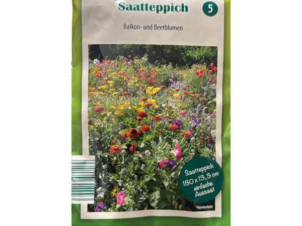 Veiling - 5x Zaadmat Balkon bloemen 1,80bij 13,3 cm breed, Tuin en Terras, Planten | Tuinplanten