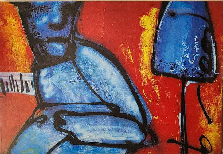 Herman Brood – Artprint op Canvas, Antiek en Kunst, Kunst | Overige Kunst
