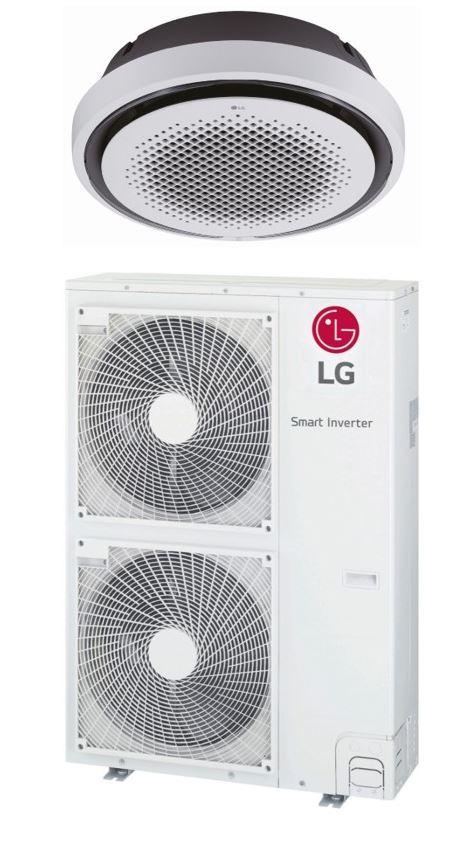 LG-UT48F-R round cassette model 3 fase airconditioner, Elektronische apparatuur, Airco's, Nieuw, 3 snelheden of meer, Energieklasse A of zuiniger